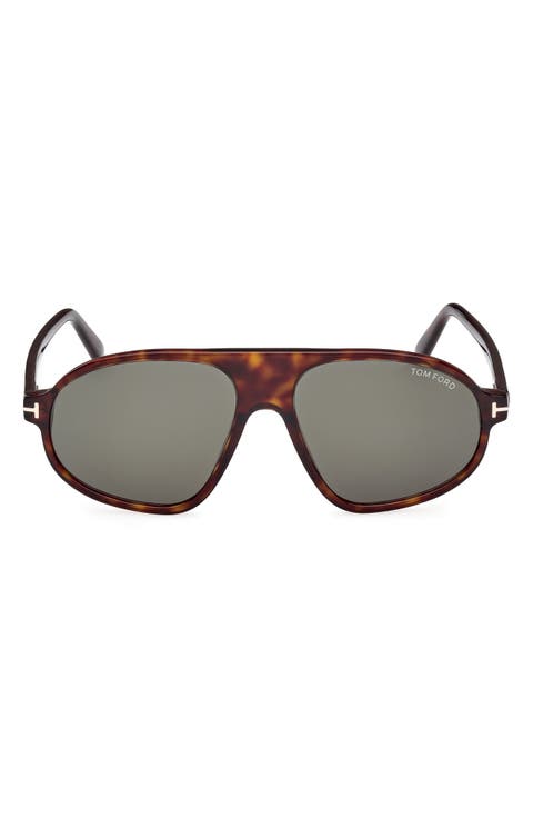 58mm Pilot Sunglasses