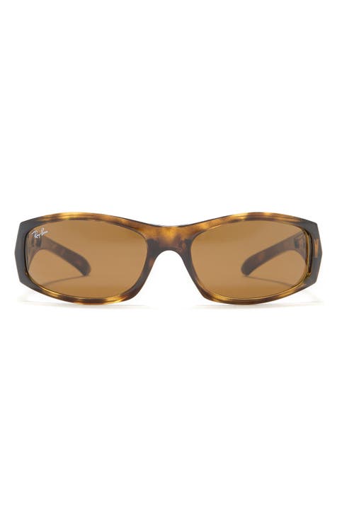 Gafas de sol rectangulares de 57 mm