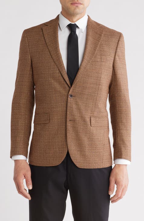 Abrigo sport liso de lana Espirit