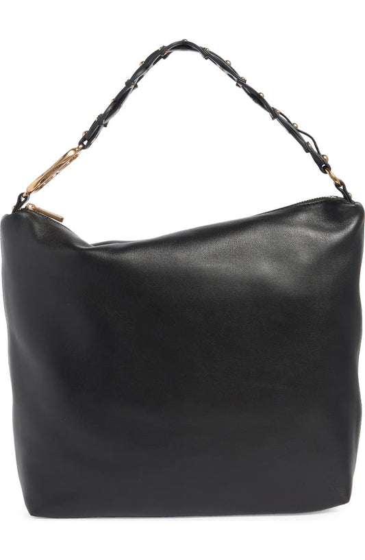 Marilyn Chain Link Leather Shoulder Bag