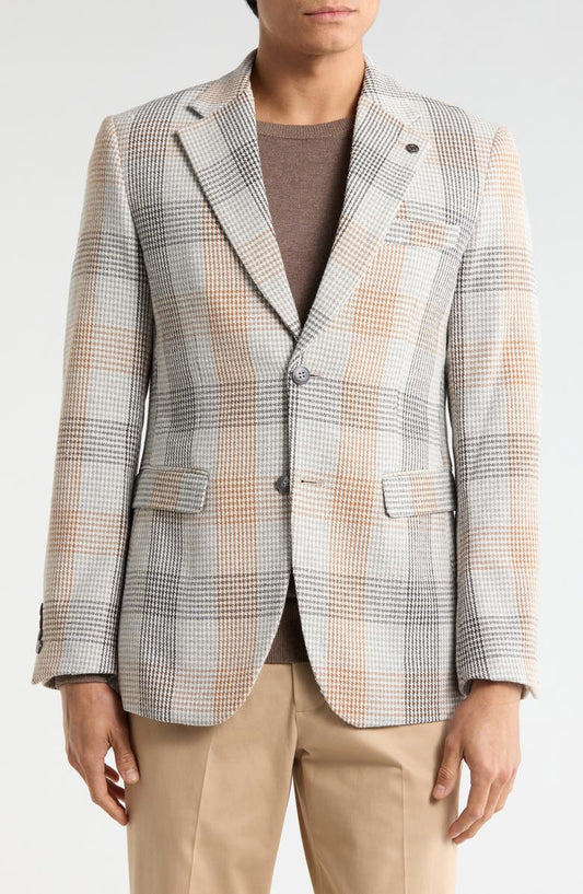 Slim Fit Two Button Blazer