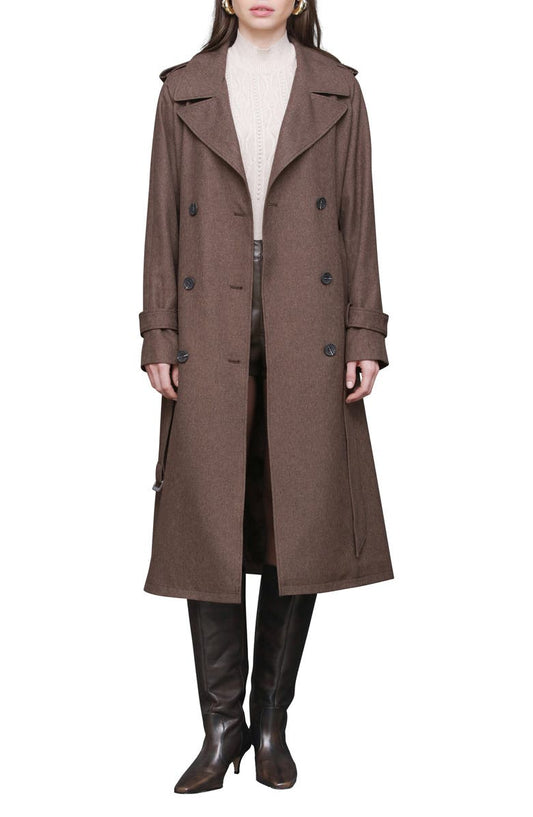 Slouchy Double Breasted Trench Coat