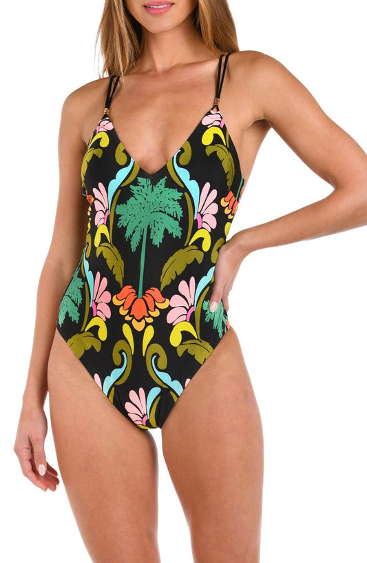 Mirage Plunge One-Piece Swimsuit