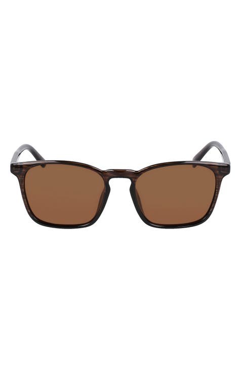 Gafas de sol polarizadas cuadradas de plástico de 54 mm