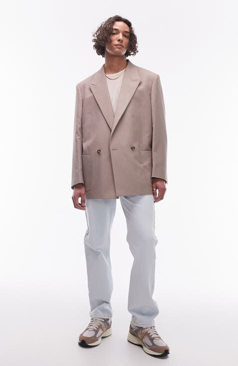 Chaqueta de traje tipo boxy extragrande (regular y grande)