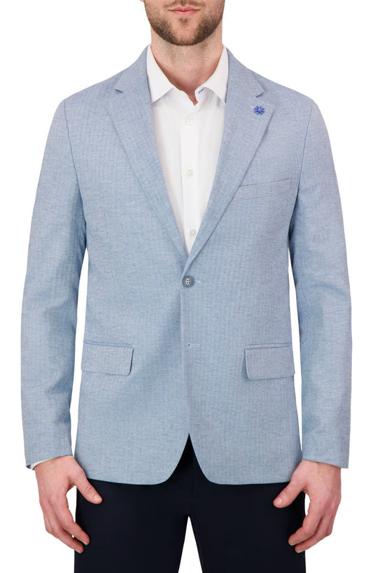 Herringbone Cotton Blend Sport Coat
