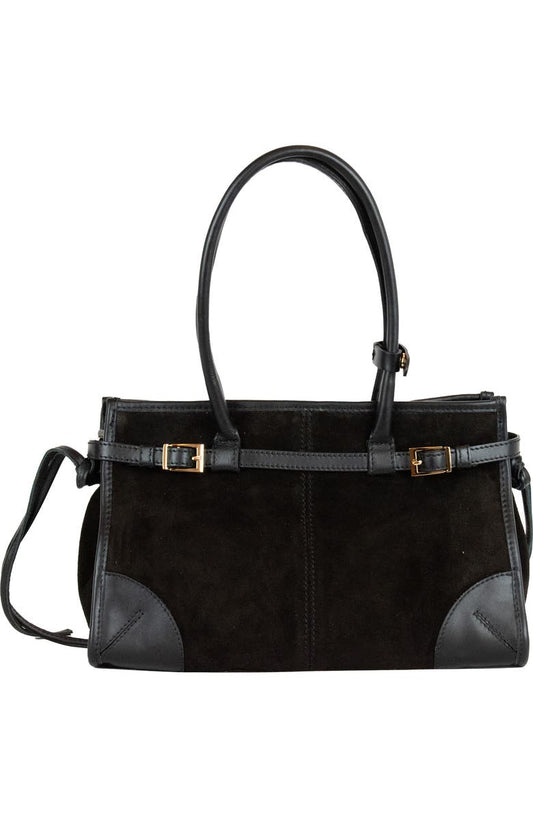 Leather & Suede Tote Bag