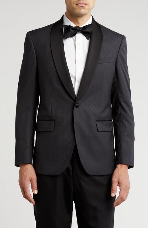 Esmoquin de lana texturizada