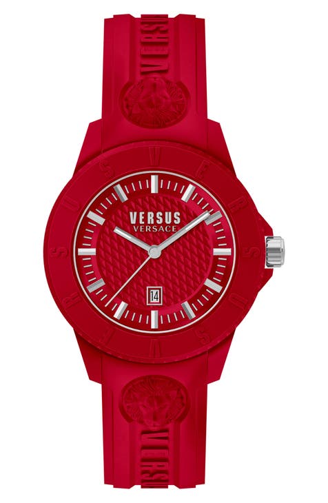 Reloj Versace Tokyo R con correa de silicona, 43 mm x 10,5 mm, para hombre