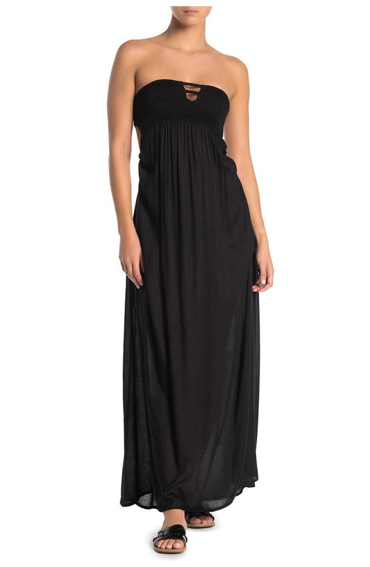 Strapless Maxi Cover-Up Dress