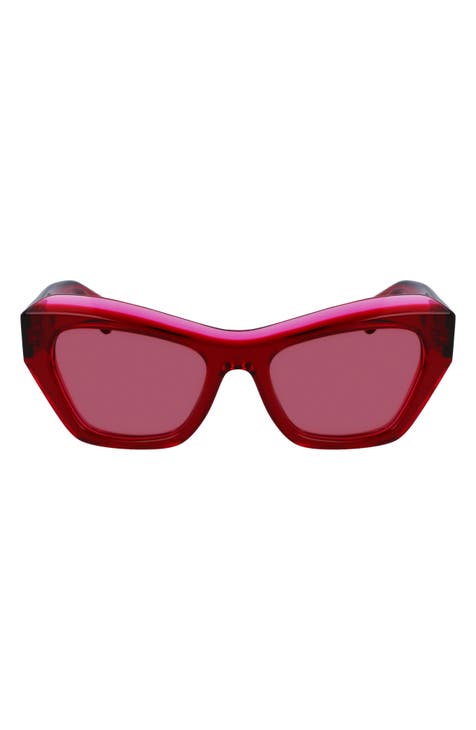 Gafas de sol rectangulares modificadas Signature de 53 mm