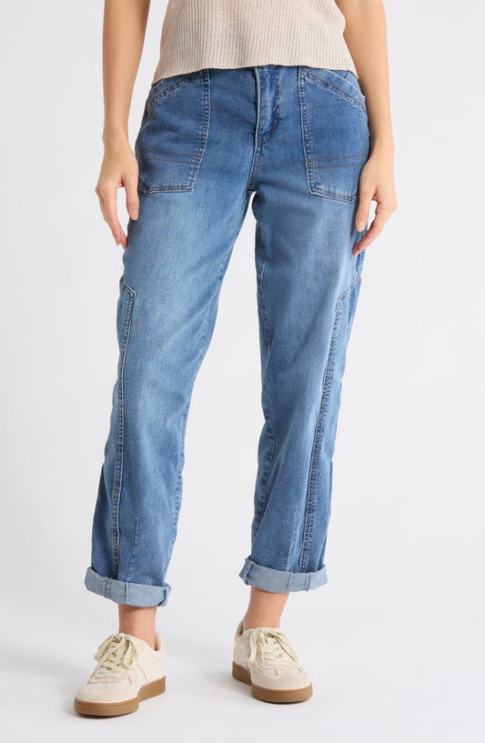 Taper Straight Leg Jeans