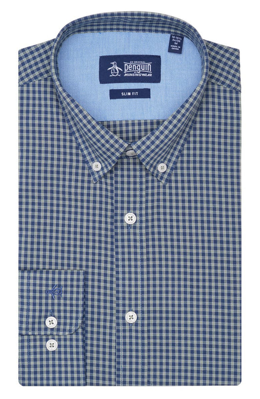 Solihull Check Slim Fit Dress Shirt