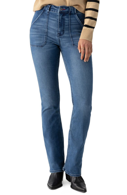 Sculpted Hayden Stretch Bootcut Jeans (Lucky Stripe)