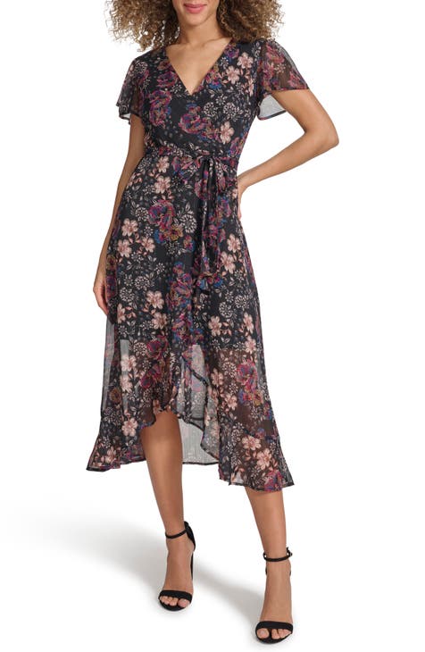 Vestido de gasa metalizado