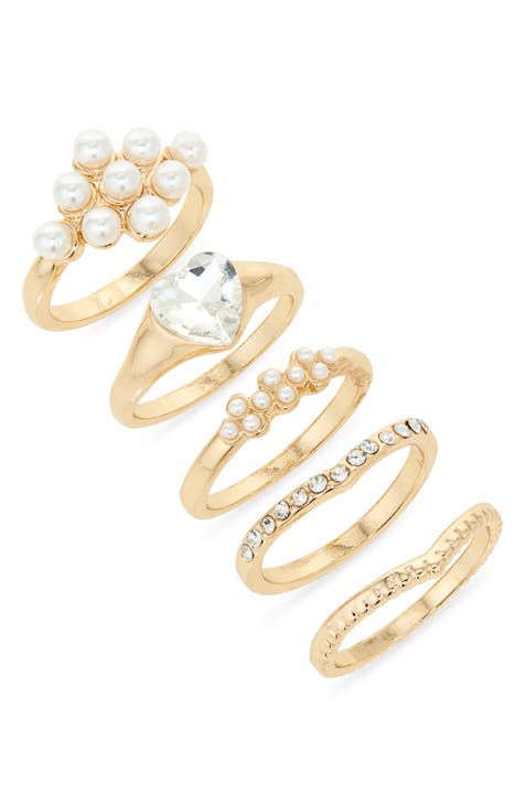 Paquete de 5 anillas mixtas