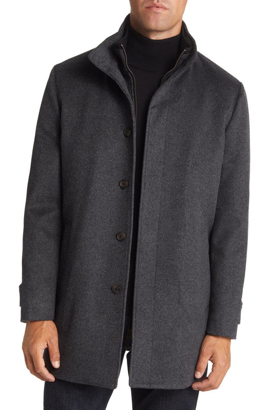 Hudson Bib Insert Wool Car Coat