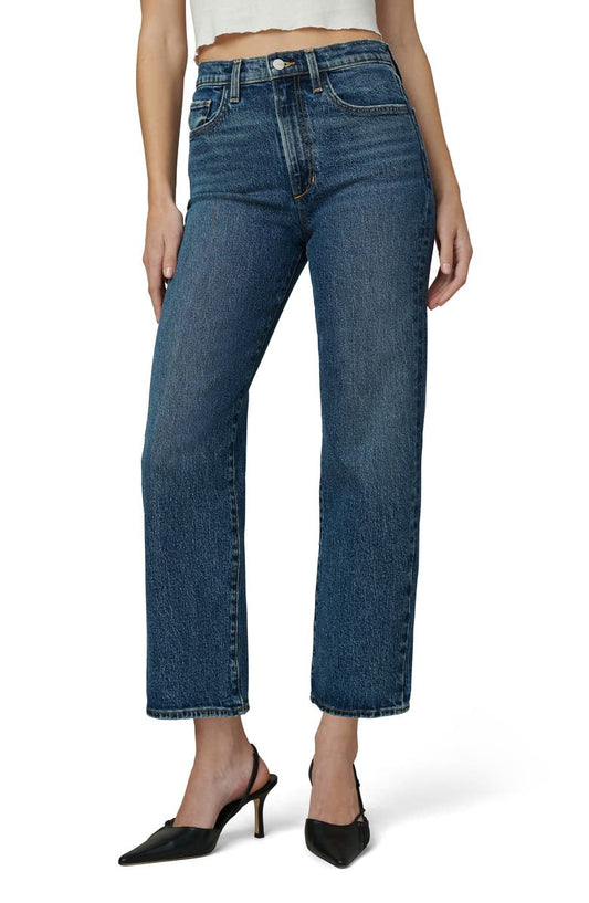 The Margot High Waist Ankle Relaxed Straight Leg Jeans (Bad Liar)