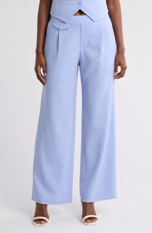 Pull-On Wide Leg Pants