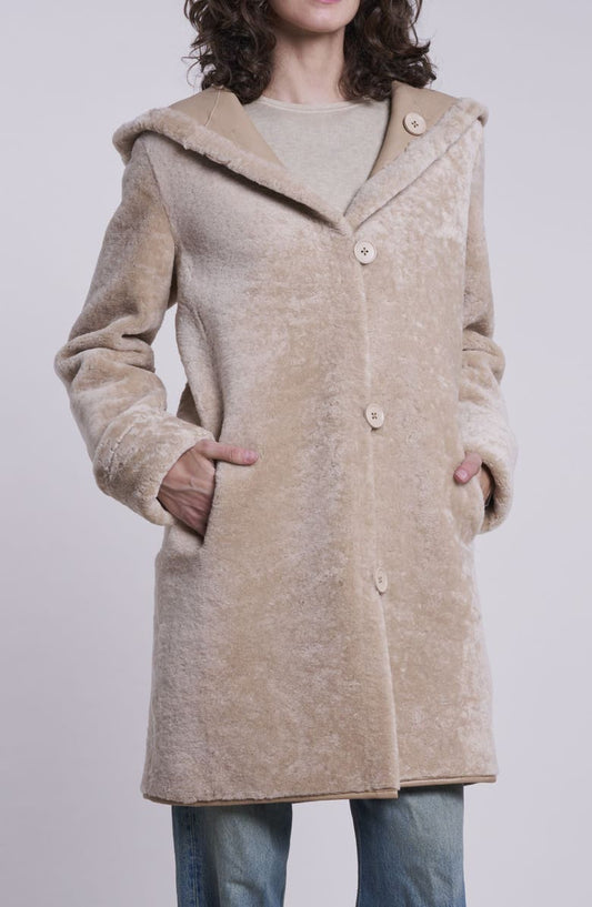 Reversible Genuine Shearling Jacket