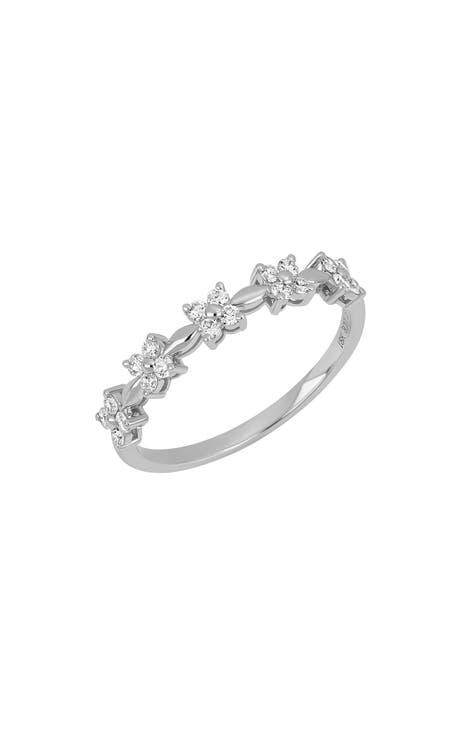 Anillo de diamantes de oro blanco de 18 quilates - 0,26 ctw (Exclusivo Nordstrom)