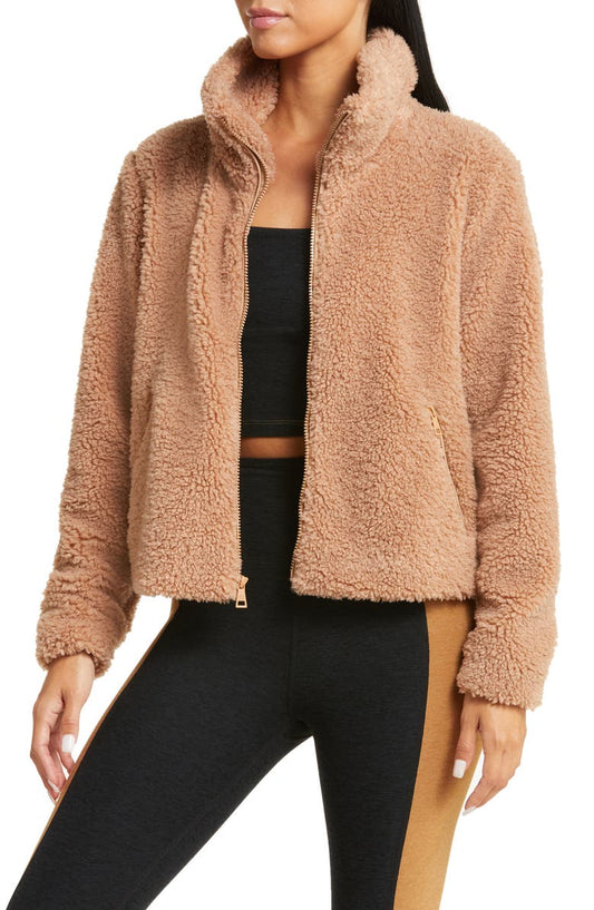 Faux Fur Zip Jacket