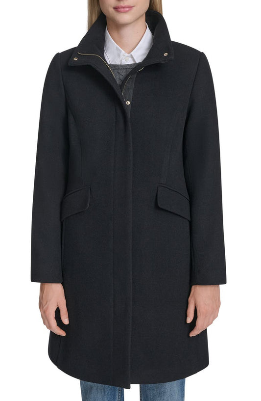 Longline Wool Blend Coat