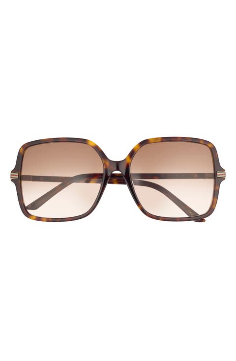 59mm Square Sunglasses