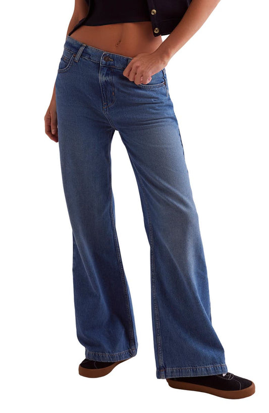 Stride High Waist Wide Leg Jeans