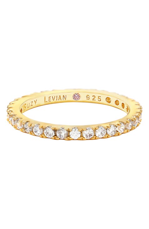 Anillo de eternidad con pavé