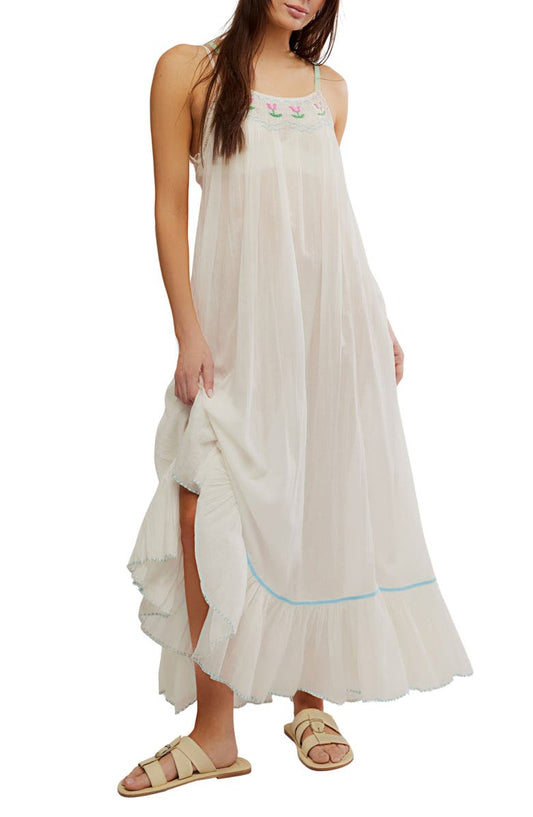Tip Toeing Tulip Midi Sundress