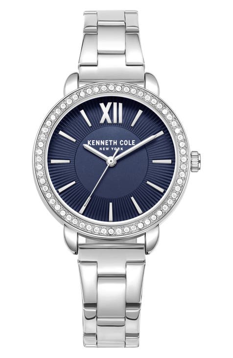 Reloj de pulsera clásico, 34 mm