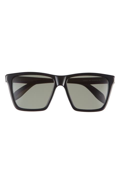 57mm Square Sunglasses
