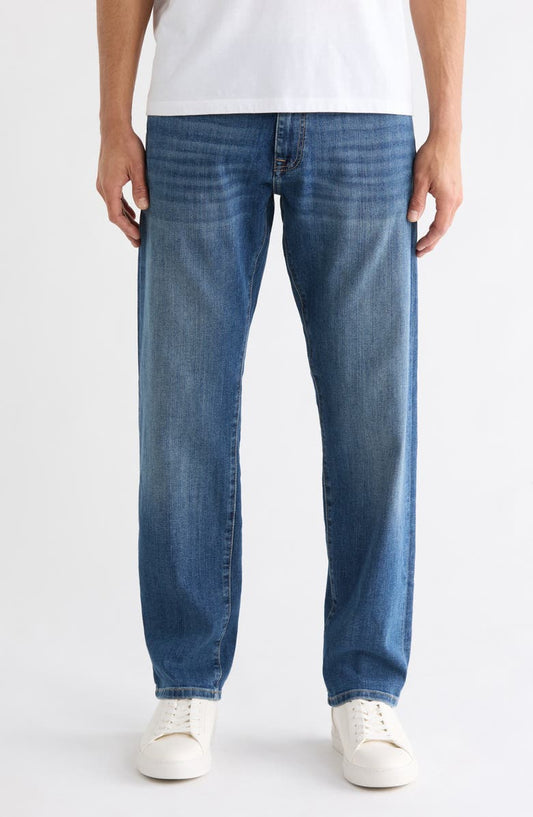 Zach Mid Rise Straight Leg Jeans
