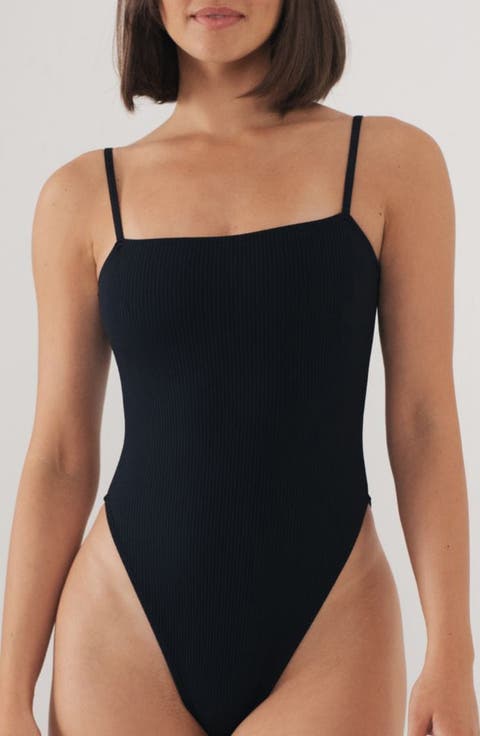Jacelyn Rib One-Piece Swimsuit