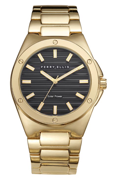 Reloj de pulsera de cuarzo con energía solar, 41 mm