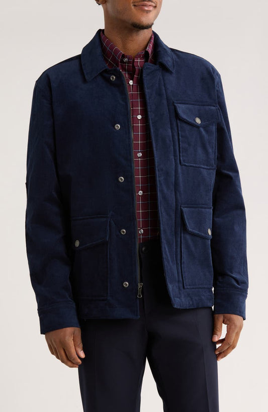 Military Corduroy Shirt Jacket