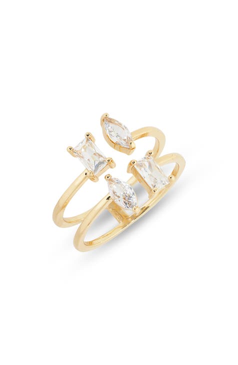 Anillo puño CZ mixto