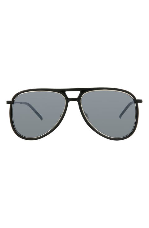 56mm Pilot Sunglasses