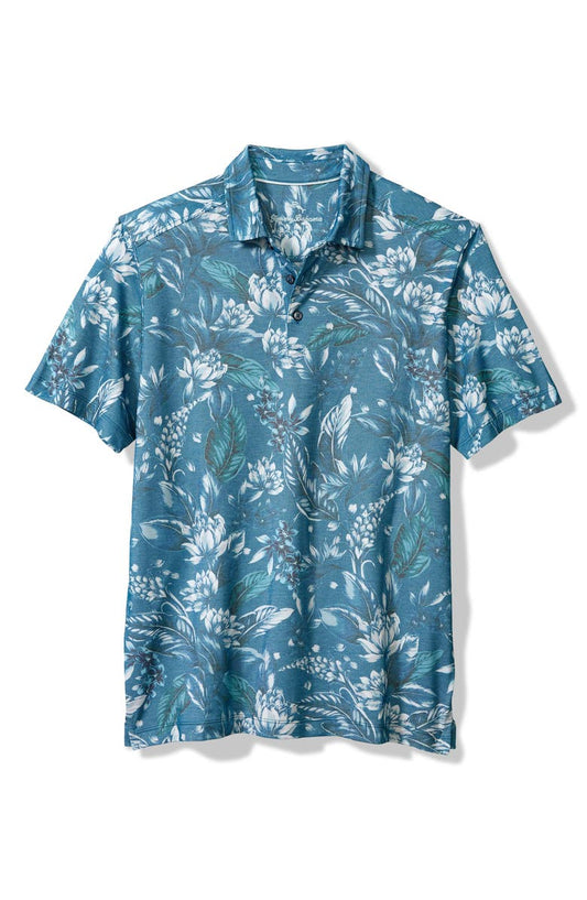 Midnight Excursions Floral Piqué Polo
