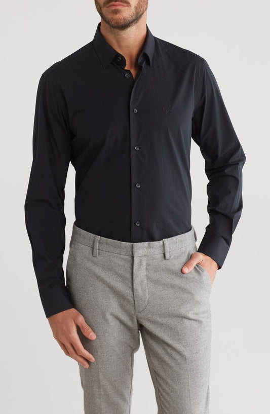 Slim Fit Cotton Dress Shirt