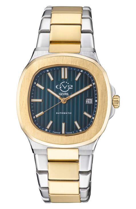 Reloj de pulsera automático suizo de acero inoxidable Potente para hombre, 40 mm