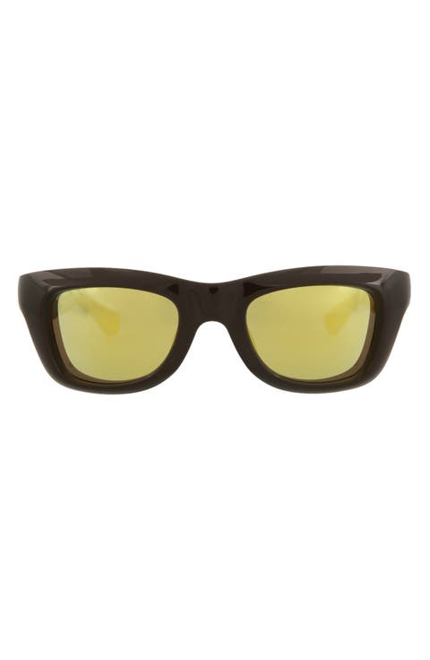 49mm Square Sunglasses