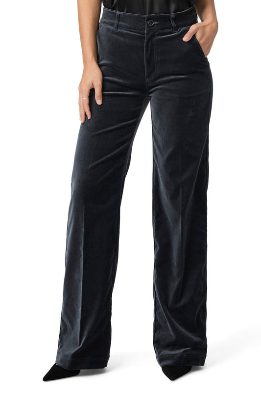 Sasha Straight Leg Velvet Pants