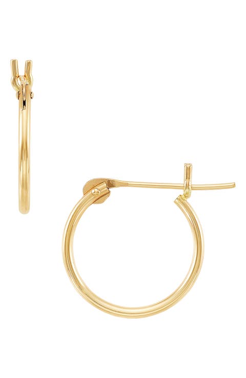 Slim Hoop Earrings