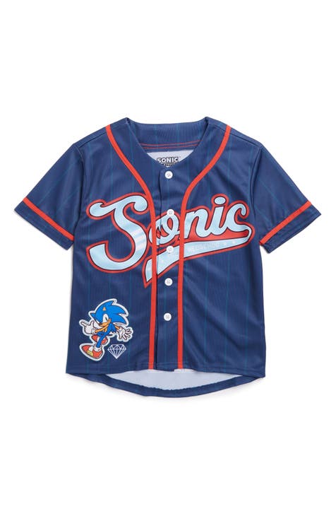 Camiseta de béisbol Sonic the Hedgehog® Varsity para niños (niño pequeño y niño grande)
