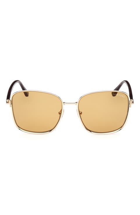 57mm Square Sunglasses