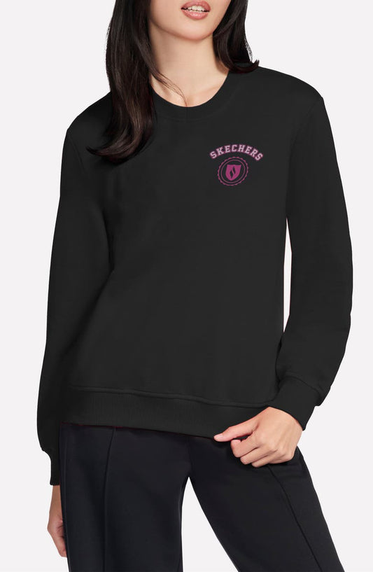 Collegiate Crest Crewneck Sweatshirt