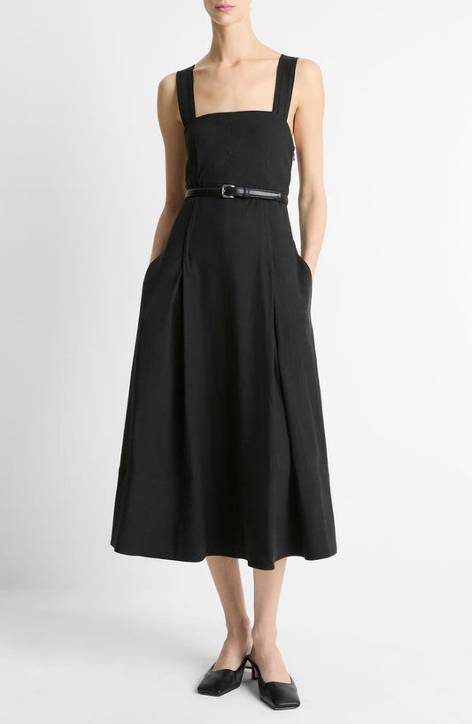 Square Neck Midi Dress