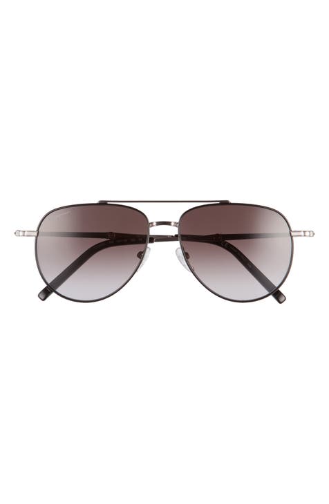 Salvatore Ferragamo Gafas de sol de aviador de 58 mm
